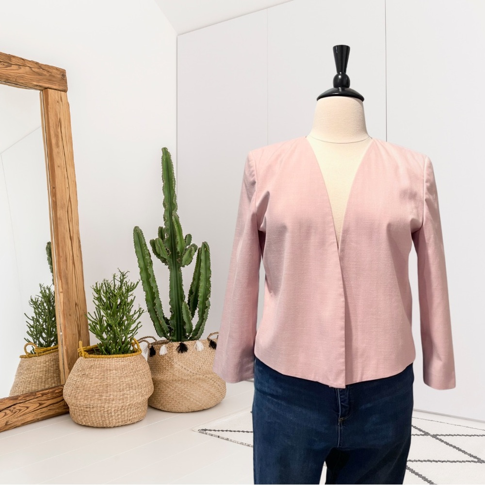 Ann Taylor Factory Open Front Blazer Jacket